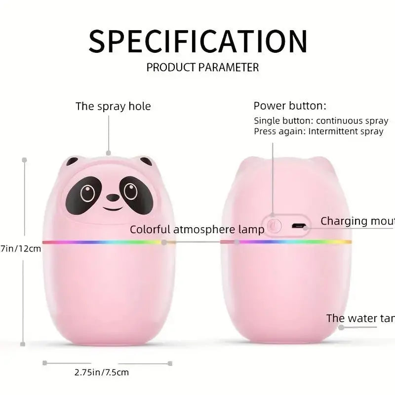 Neuclo 220ML USB Panda Mini Humidifier