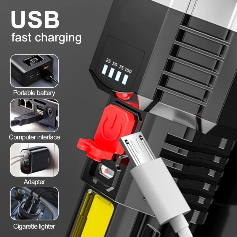 Novo Rechargeable LED Flashlight (5 Core Lights)