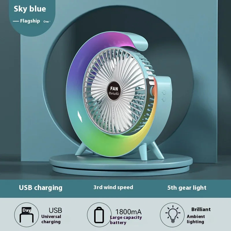 Novo Colorful Desktop Fan
