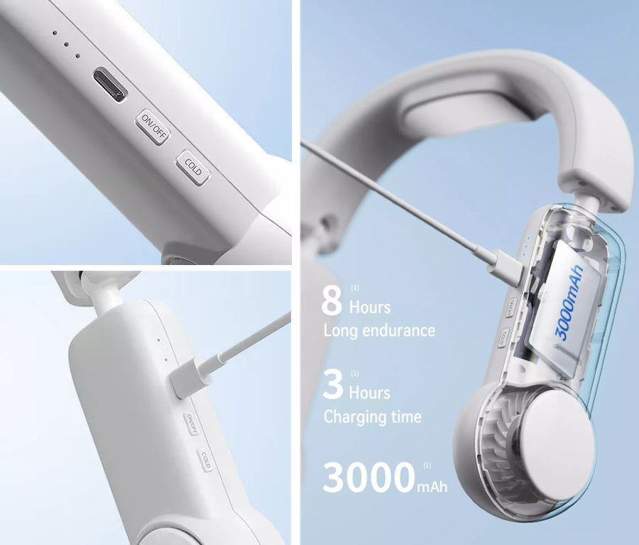 novo Bladeless Neck Folding Fan