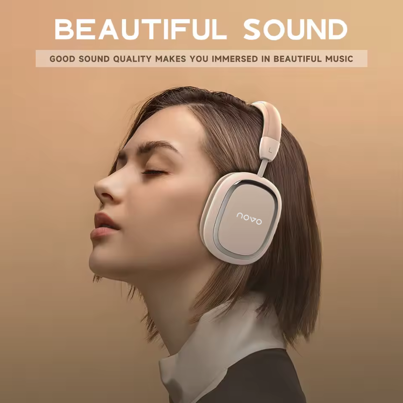 novo B35 Over-Ear Stereo Wireless Headphones