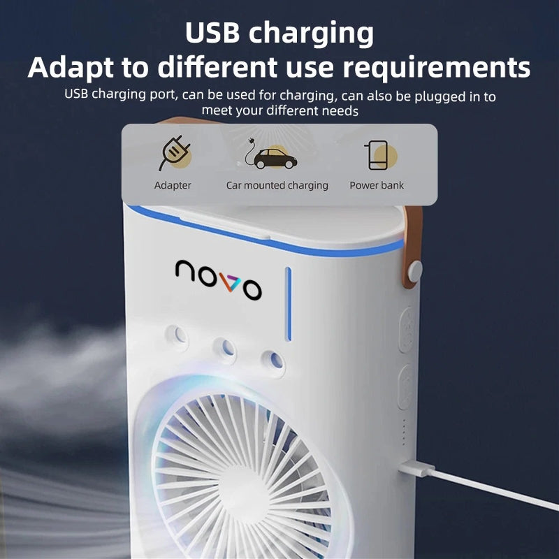 novo Dual Head Spray Tower Fan