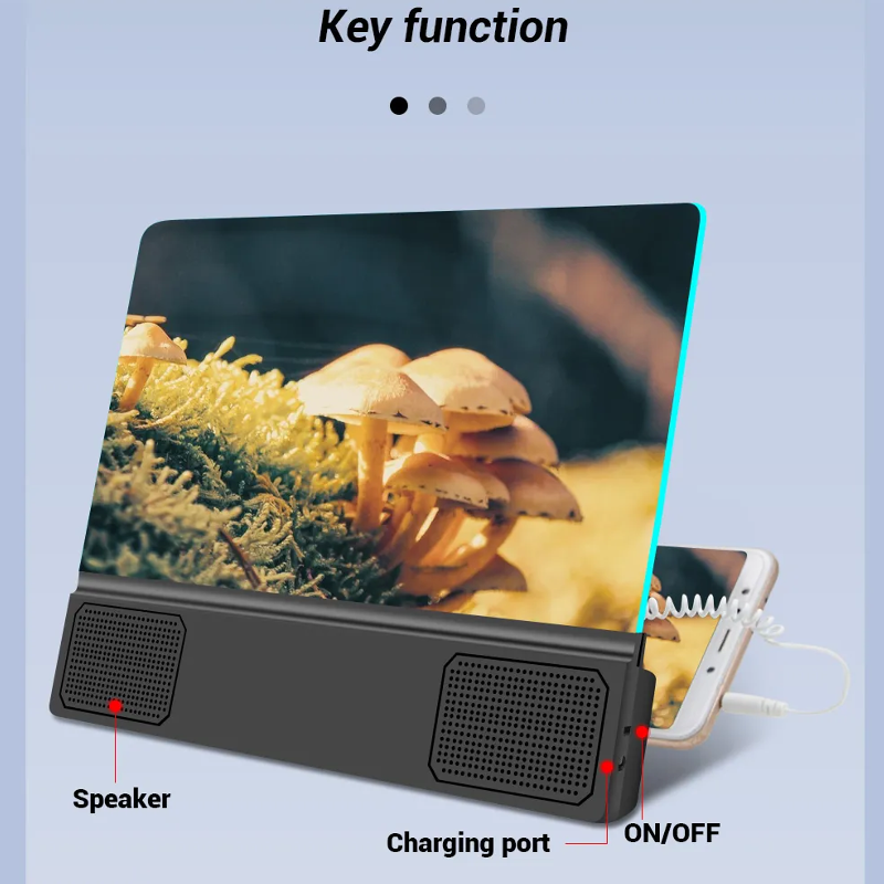 novo 3D Mobile Phone Screen Magnifier